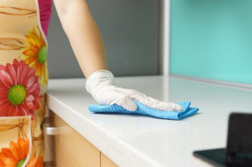 Professional hard floor cleaning for a Marylebone property entrance
