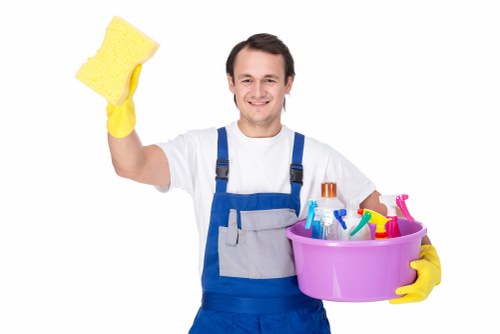Kitchen deep cleaning during a Marylebone move-out service
