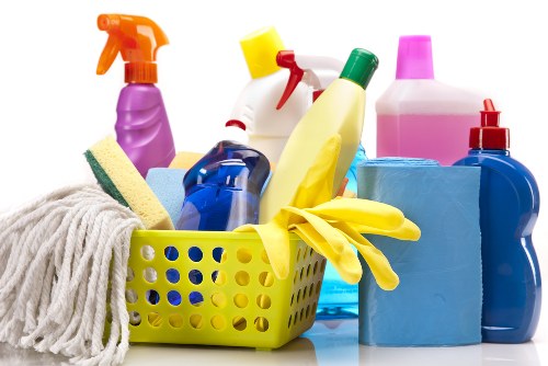 Deep cleaning tasks in a Marylebone kitchen and bathroom