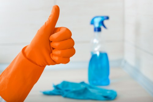 Professional builders dust removal in a Marylebone property