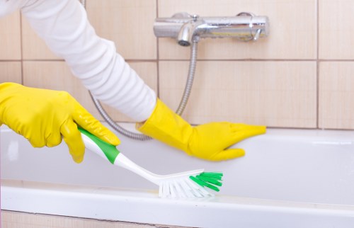 Local carpet cleaning equipment in a Marylebone apartment