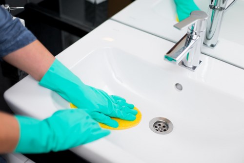 Careful rug cleaning in a Marylebone flat with limited access
