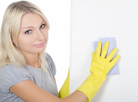 Professional communal lobby cleaning in a Marylebone building