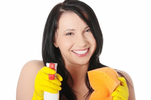 Local deep cleaning team working in Marylebone
